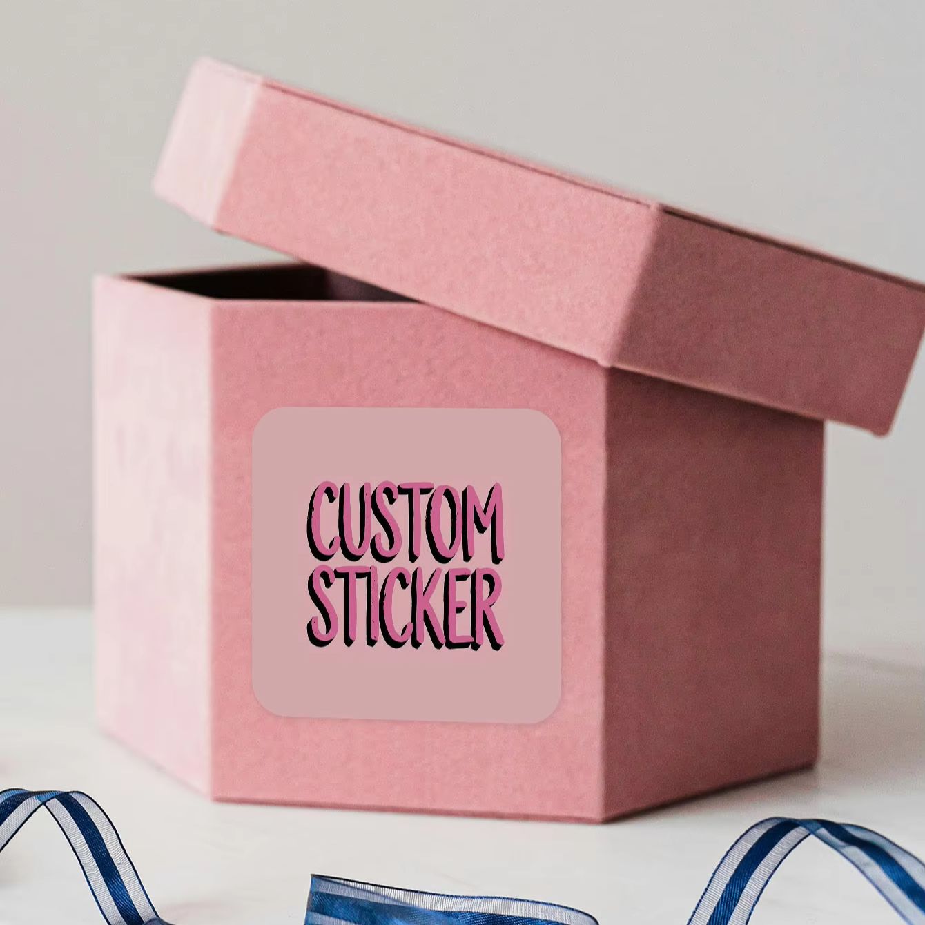 1-180 Buah Stiker Persegi Kust - Personalised Candle Label ulasan dan harga