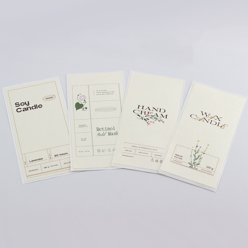 Stiker perekat cetak Logo kust - Personalised Candle Label ulasan dan harga